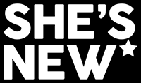 She's New logo
