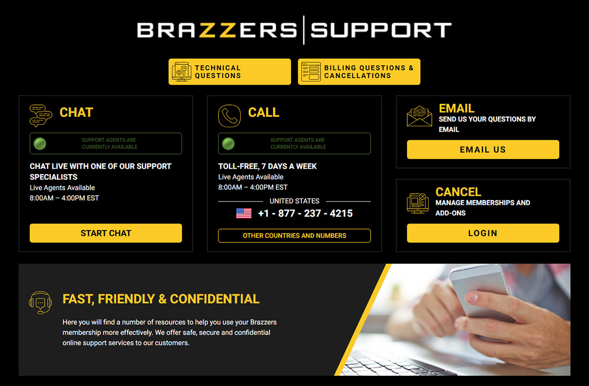 Brazzers support
